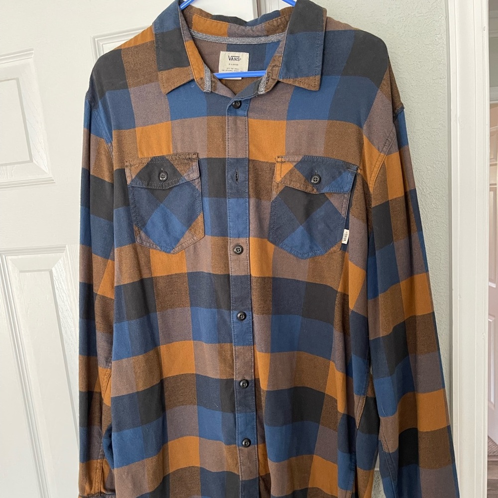 Vans flannel button down